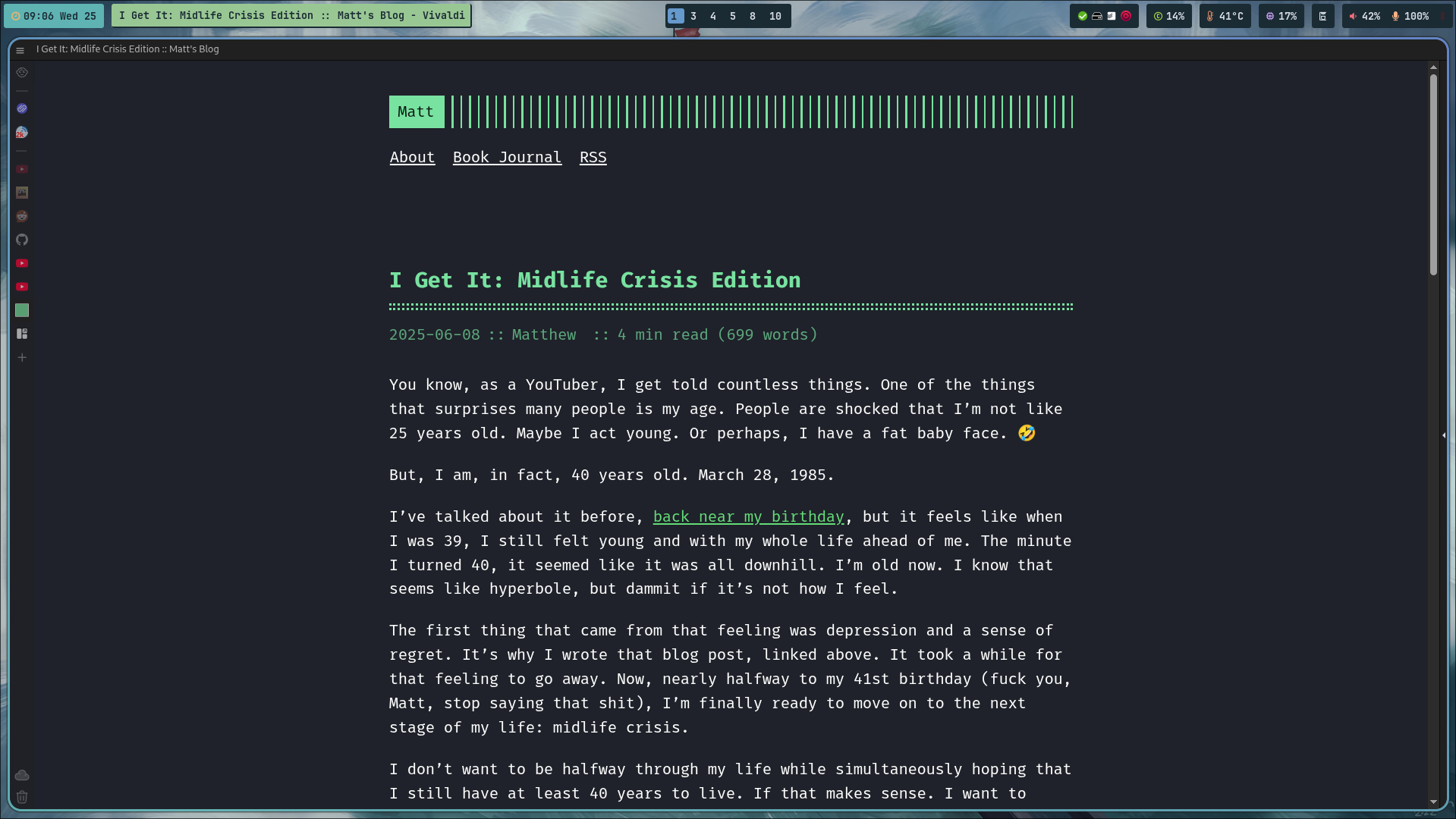 Matt’s Blog